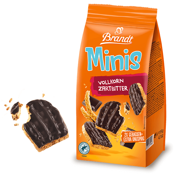 Brandt Minis Wholegrain Dark Chocolate