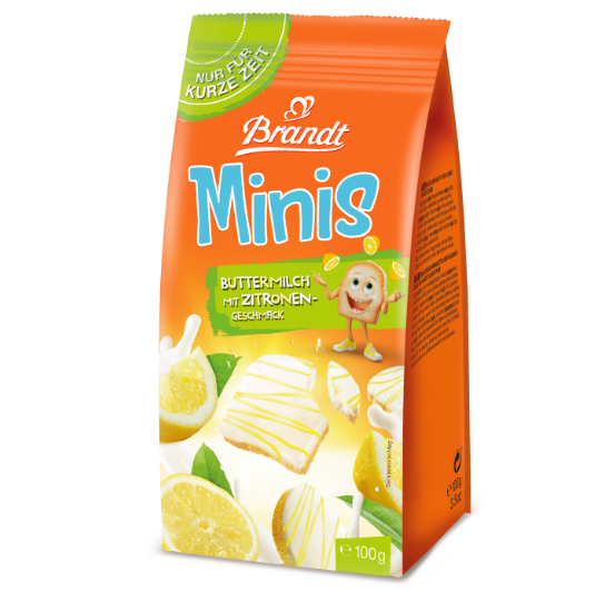 Brandt Minis Buttermilch mit Zitronen-Geschmack