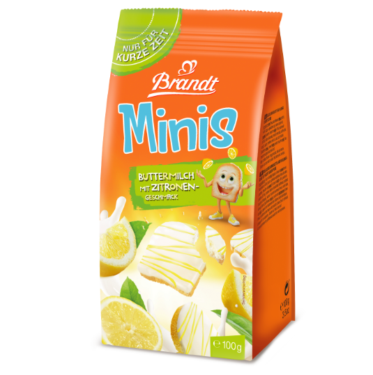 Brandt Minis buttermilk with lemon flavour