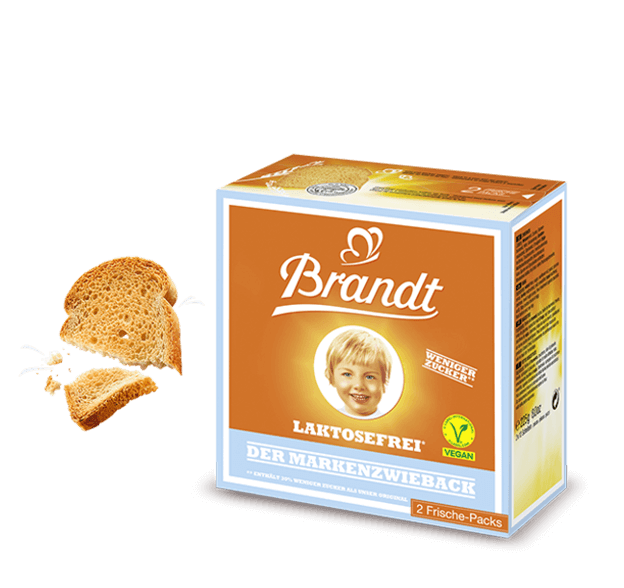 Brandt Markenzwieback lactose free 