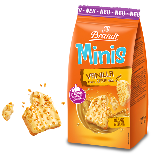 Brandt Minis Vanilla meets Caramel Style