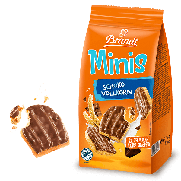 Brandt Minis chocolate wholemeal