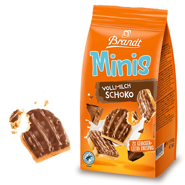 Brandt Minis milk chocolate