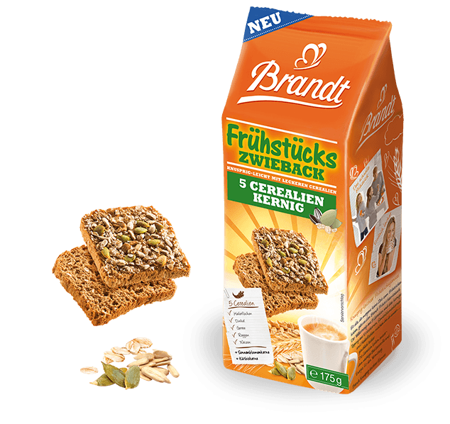 Frühstückszwieback 5 Cerealien Kernig 
